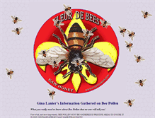 Tablet Screenshot of fleurdebees.com
